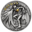 Cook Islands BATMAN DARK NIGHT Silver coin $10 Antique finish 2021 High relief 2 oz